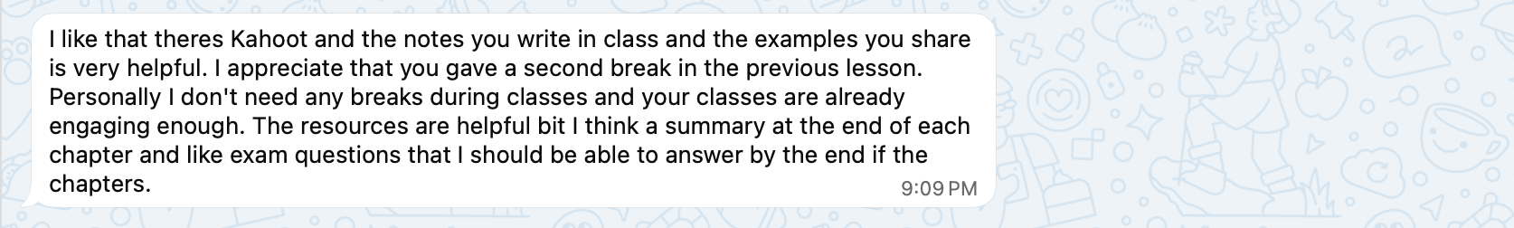 Student Testimonial